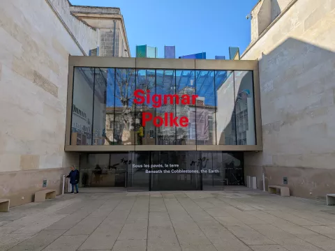 Sigmar Polke at Vincent van Gogh Foundation Arles, France 
